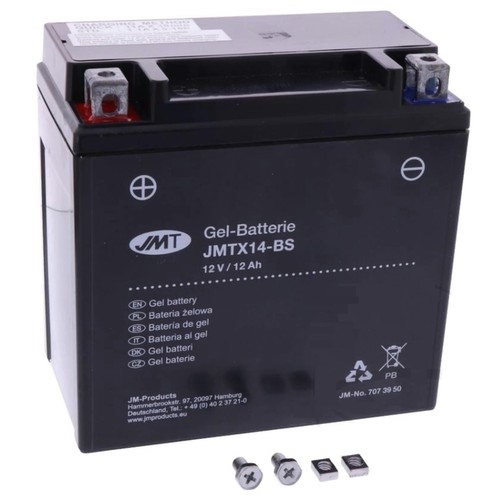 Jmt gel batterie ytx14 - 12, v