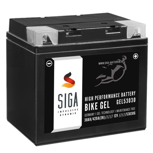 Siga bike gel motorradbatterie - gel,