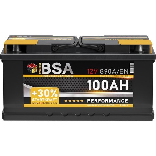 Bsa autobatterie 12v 100ah - autobatterie,