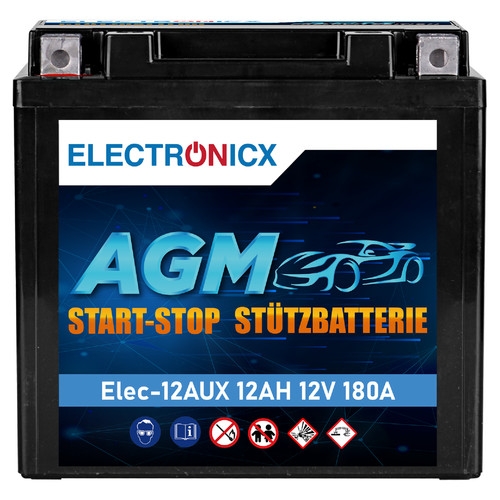 Agm stützbatterie 12v 12ah - 12ah, |