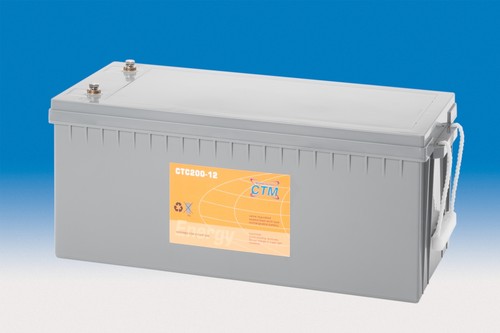 12v 200ah ctm gel batterie - 12v,