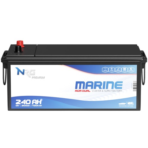 Dual agm marine batterie 240ah - marine,