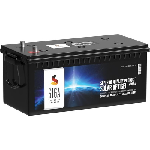Siga gel batterie 12v 240ah - gel,