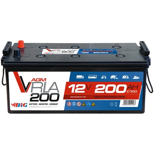 Big agm solarbatterie - big, 12v
