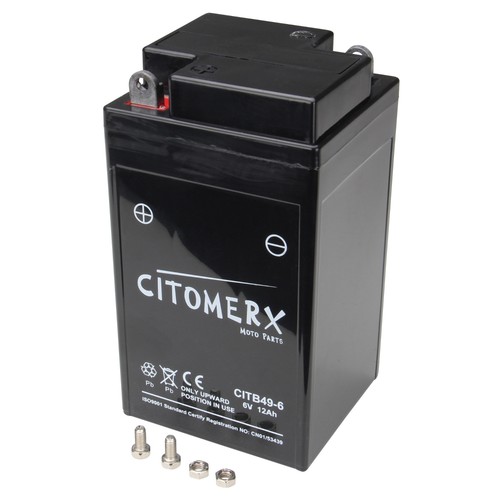 Gel batterie b49 - 6v, 12ah
