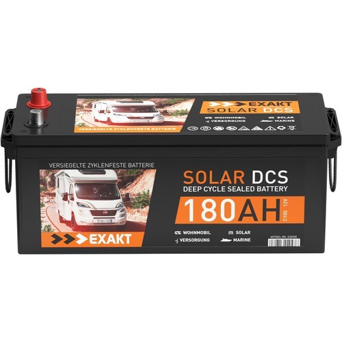 Solarbatterie 12v 180ah exakt - solarbatterie,