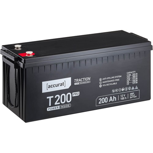 Solarbatterie agm 12v 200ah - agm,