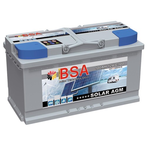 Solar batterie 100ah - 2x, 12v