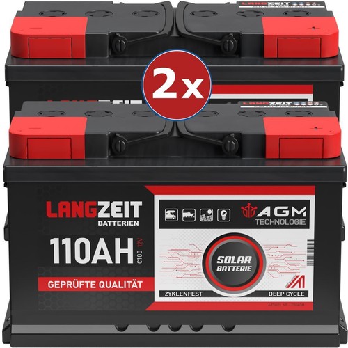 Solarbatterie 110ah 12v 24v - 12v,
