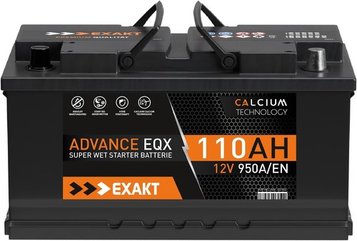 Exakt autobatterie 12v 110ah - exakt,